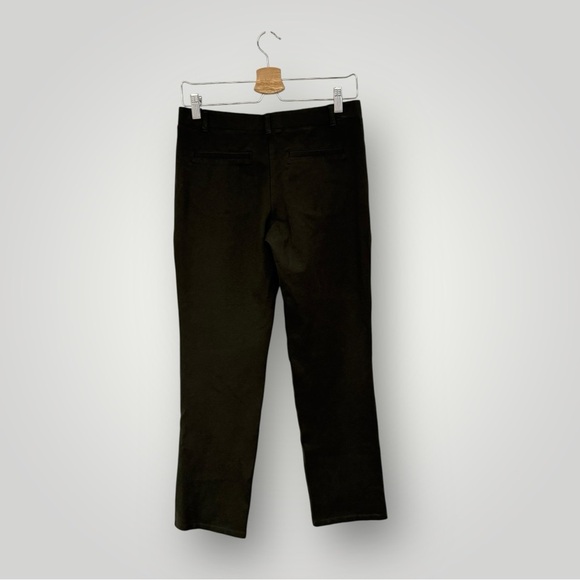 QUINCE Ultra-Stretch Ponte Straight Leg 4-Pocket Pants Olive Green Sz M - Picture 11 of 15